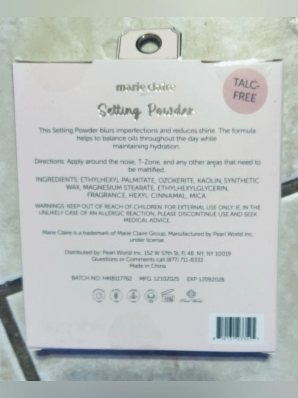 NWT-Marie Claire Smokey Delight Palette, Setting Powder, and Liquid Blush.